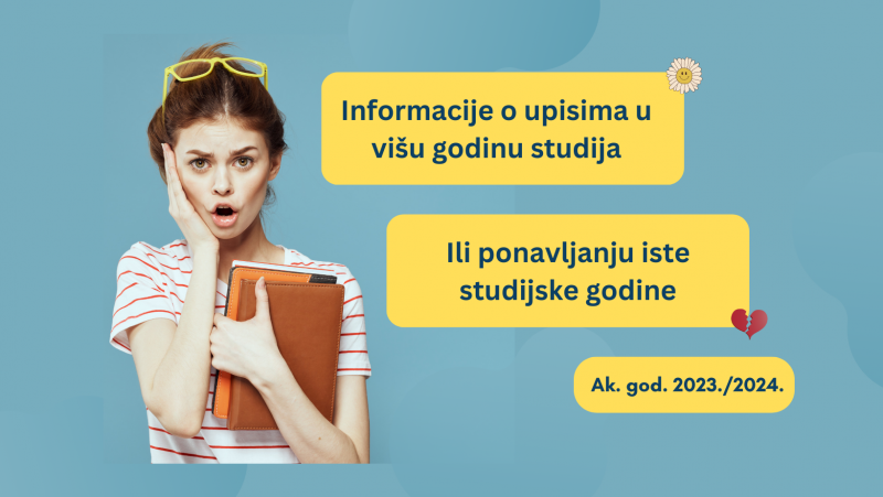 Informacije o upisima u više godine studija na Fakultetu političkih znanosti u ak. god. 2023./2024.